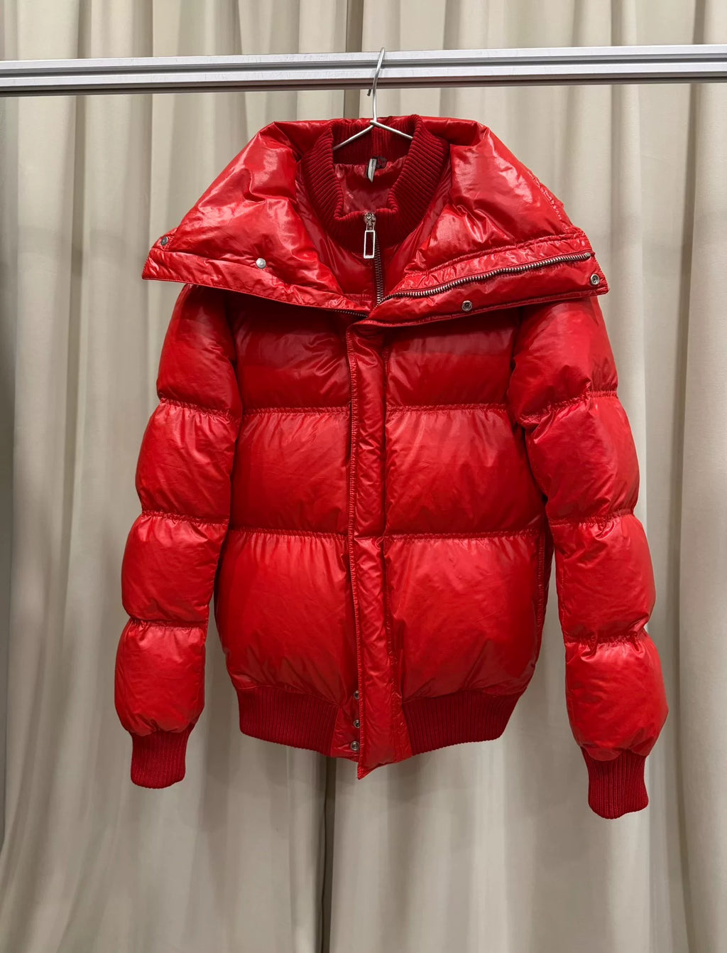 Dior Homme Shiny Strap Structured Down Jacket