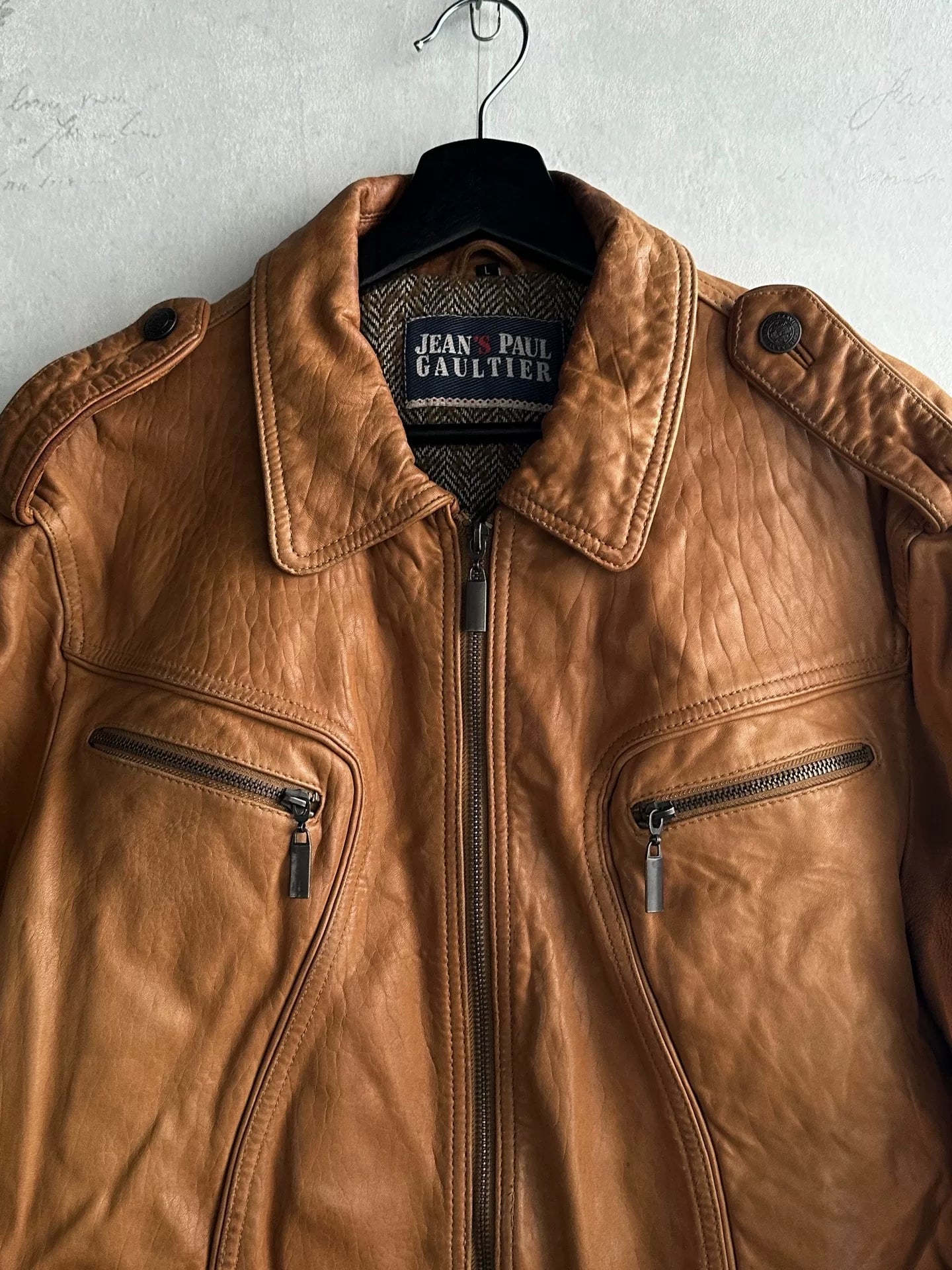 Jean Paul Gaultier 90s Knight Leather Jacket