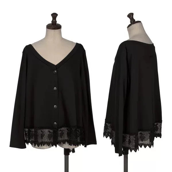 Jean Paul Gaultier Vintage Black V-Neck Cardigan