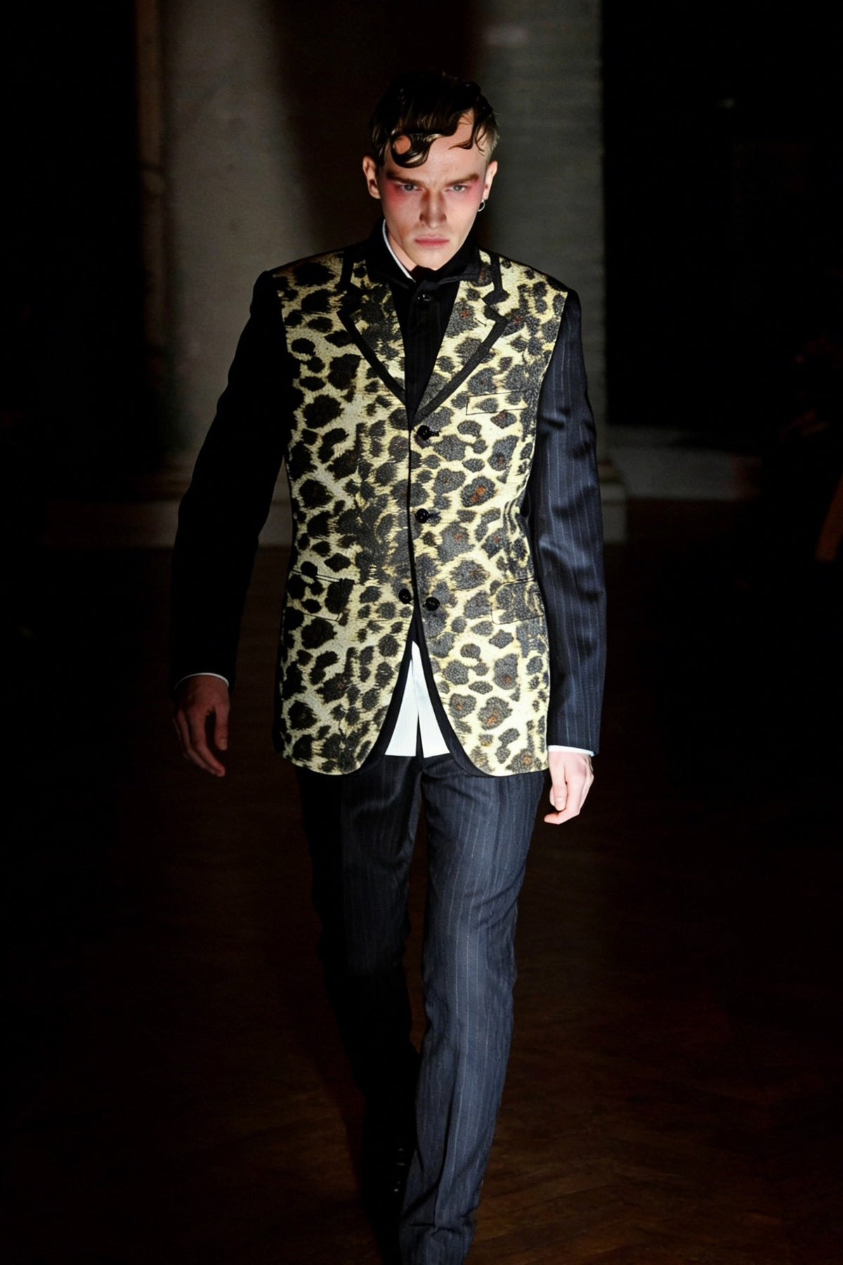 COMME des GARCONS Leopard Print Runway Coat