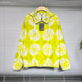 Louis Vuitton SS24 Shell Runway Monogram Three-Flower Tie-Dye Hooded Drawstring Yellow Jacket