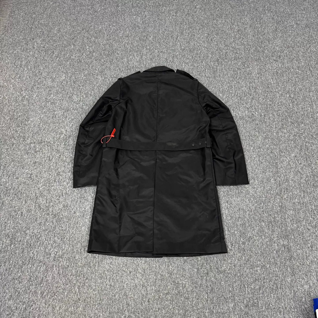 Prada Belted Trench Lapel Coat