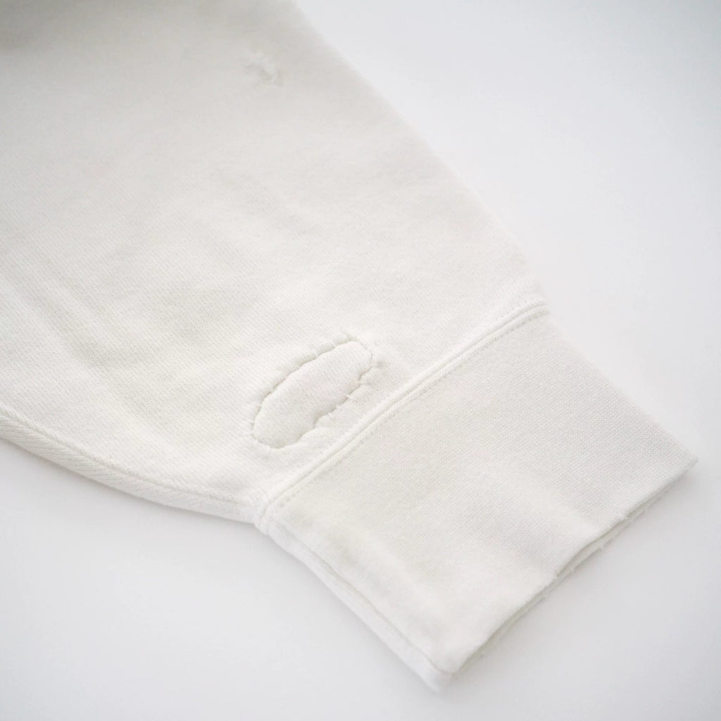 VISVIM JUMBO SB SWEAT L/S CRASH Destroyed Patch Sweater