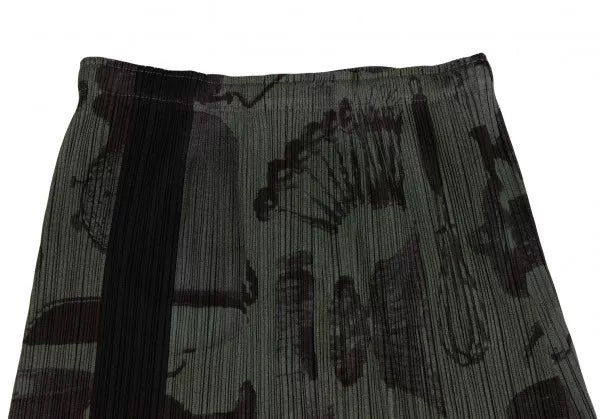 Issey Miyake Vintage Grey Kitchenware Pleated Skirt