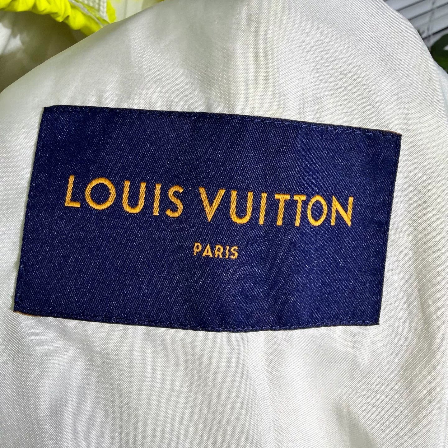 Louis Vuitton SS24 Shell Runway Monogram Three-Flower Tie-Dye Hooded Drawstring Yellow Jacket
