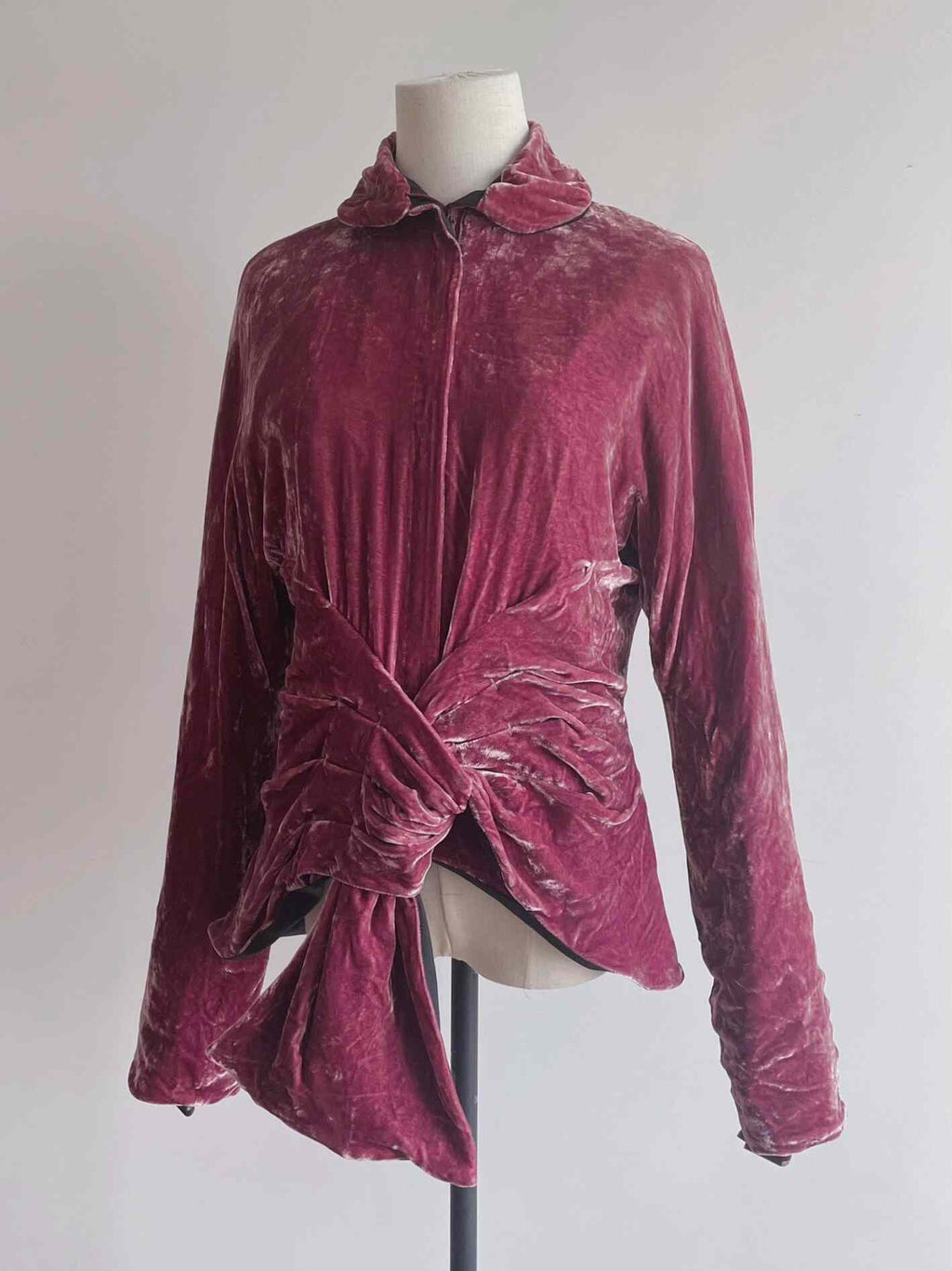 Jean Paul Gaultier Velvet Peach Top