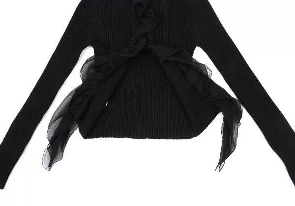 Jean Paul Gaultier Vintage Black Embellished Knit Top