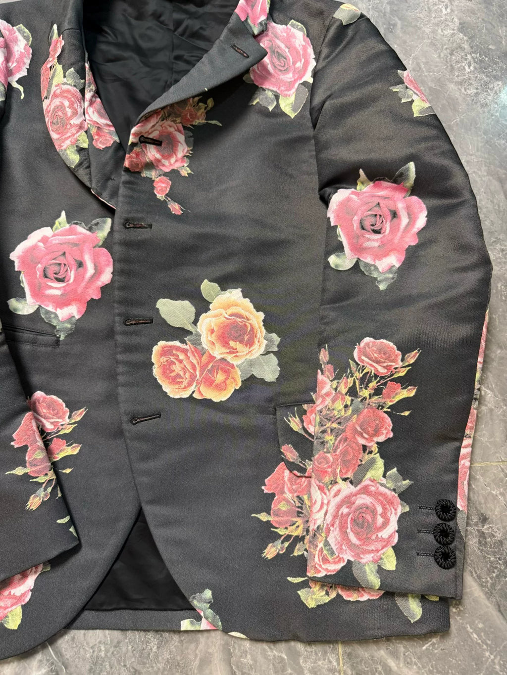 Comme Des Garcons 12AW Floral Embroidered Suit