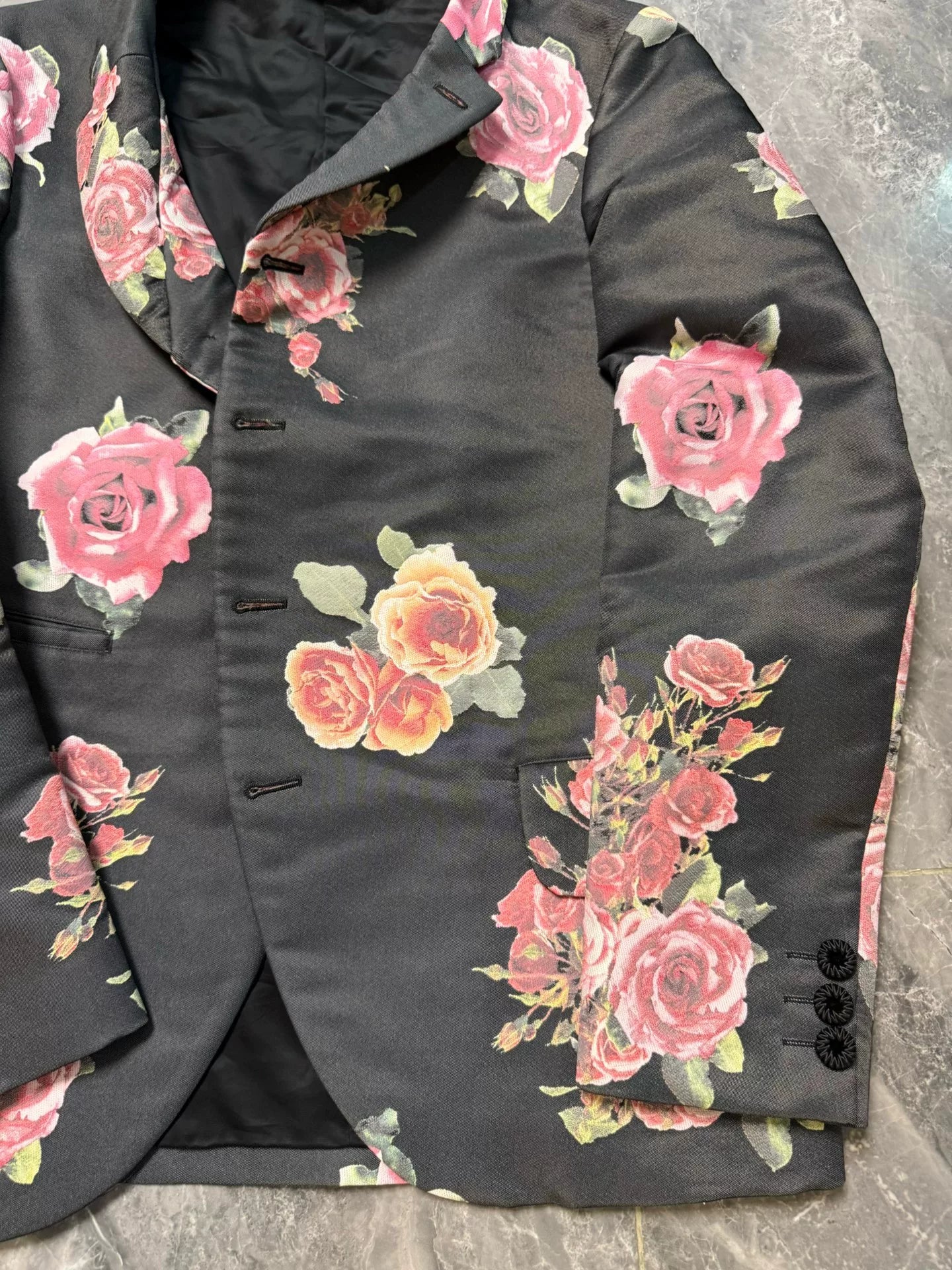 Comme Des Garcons 12AW Floral Embroidered Suit