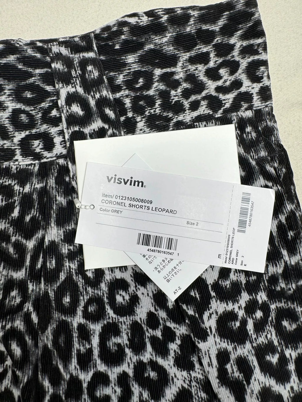 VISVIM 23ss Coronel Shorts Leopard Corduroy Leopard Print Shorts