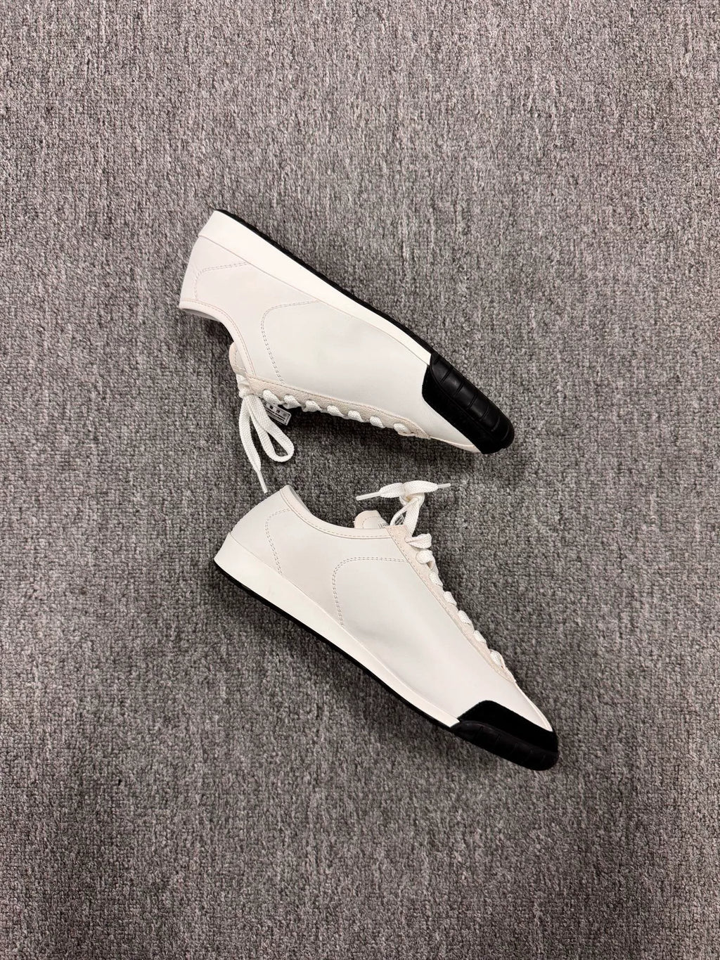 Chanel Black & White Panda Thin-Sole German Army Trainers