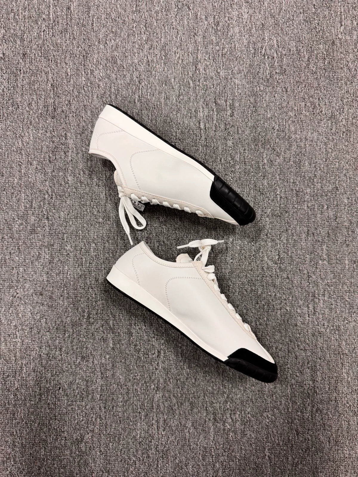 Chanel Black & White Panda Thin-Sole German Army Trainers