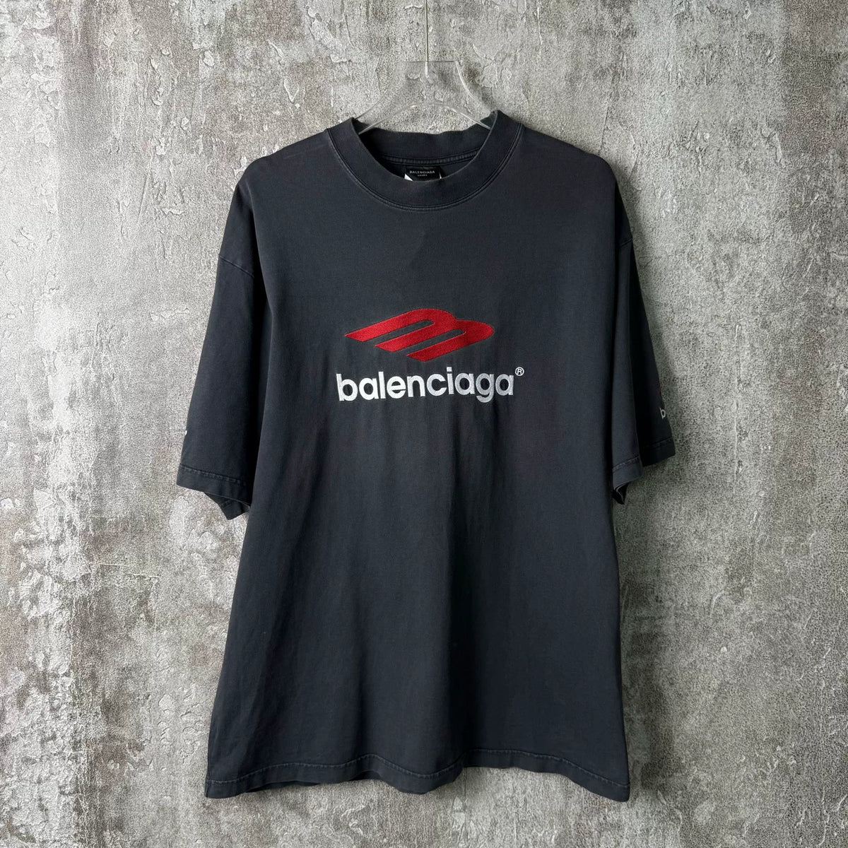 Balenciaga 3B Sports Icon Embroidered Top