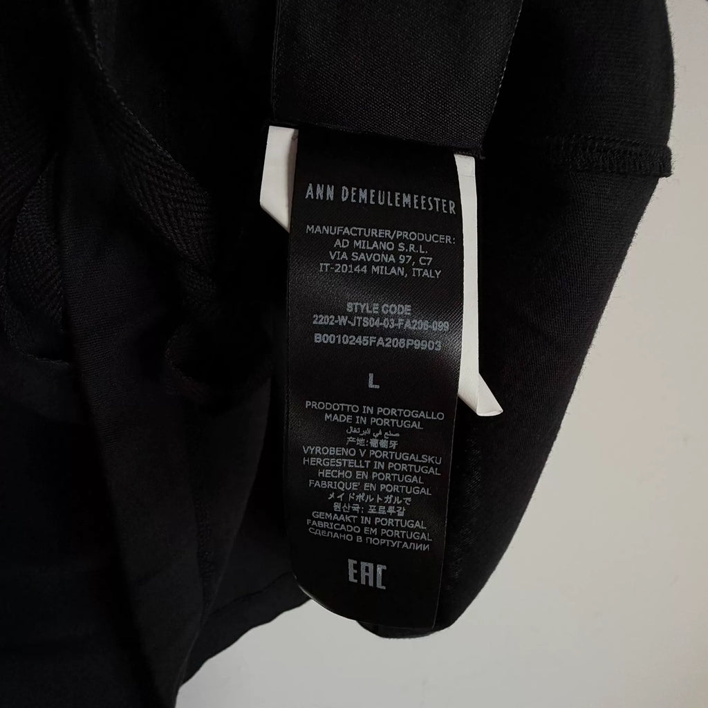 Ann Demeulemeester M/L Life Print Short Sleeve T-Shirt