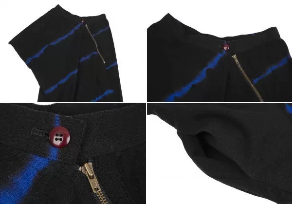 Issey Miyake Vintage Blue Geometric Skirt
