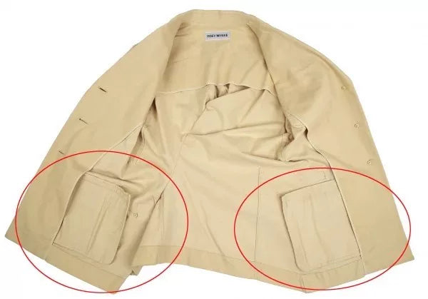 Issey Miyake Vintage Khaki Suit Jacket