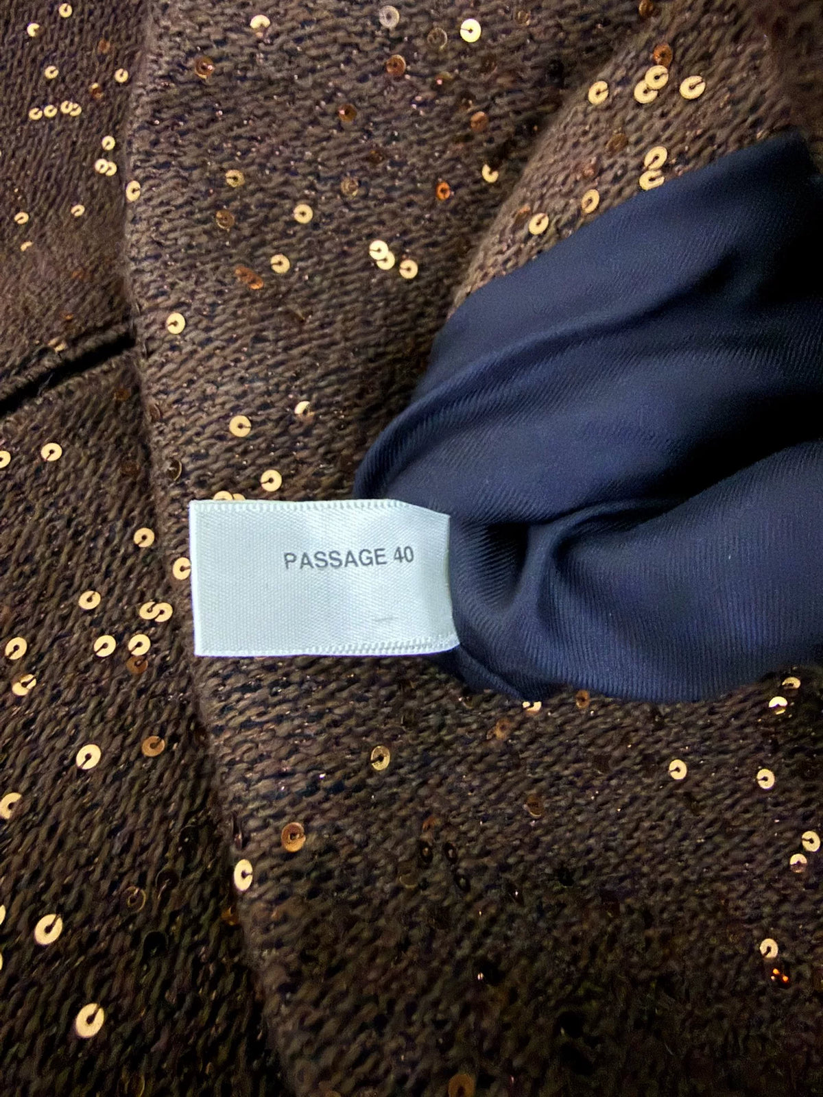 Saint Laurent Paris 14SS Hedi Slimane Gold Braided Shawl-Collar  Jacket by Hedi Slimane