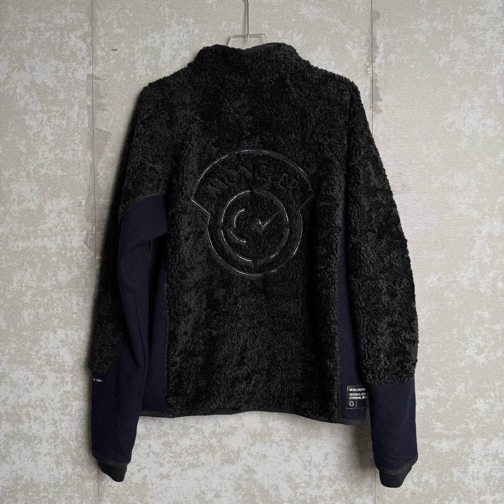 Moncler x Hiroshi Fujiwara collaboration shearling jacket