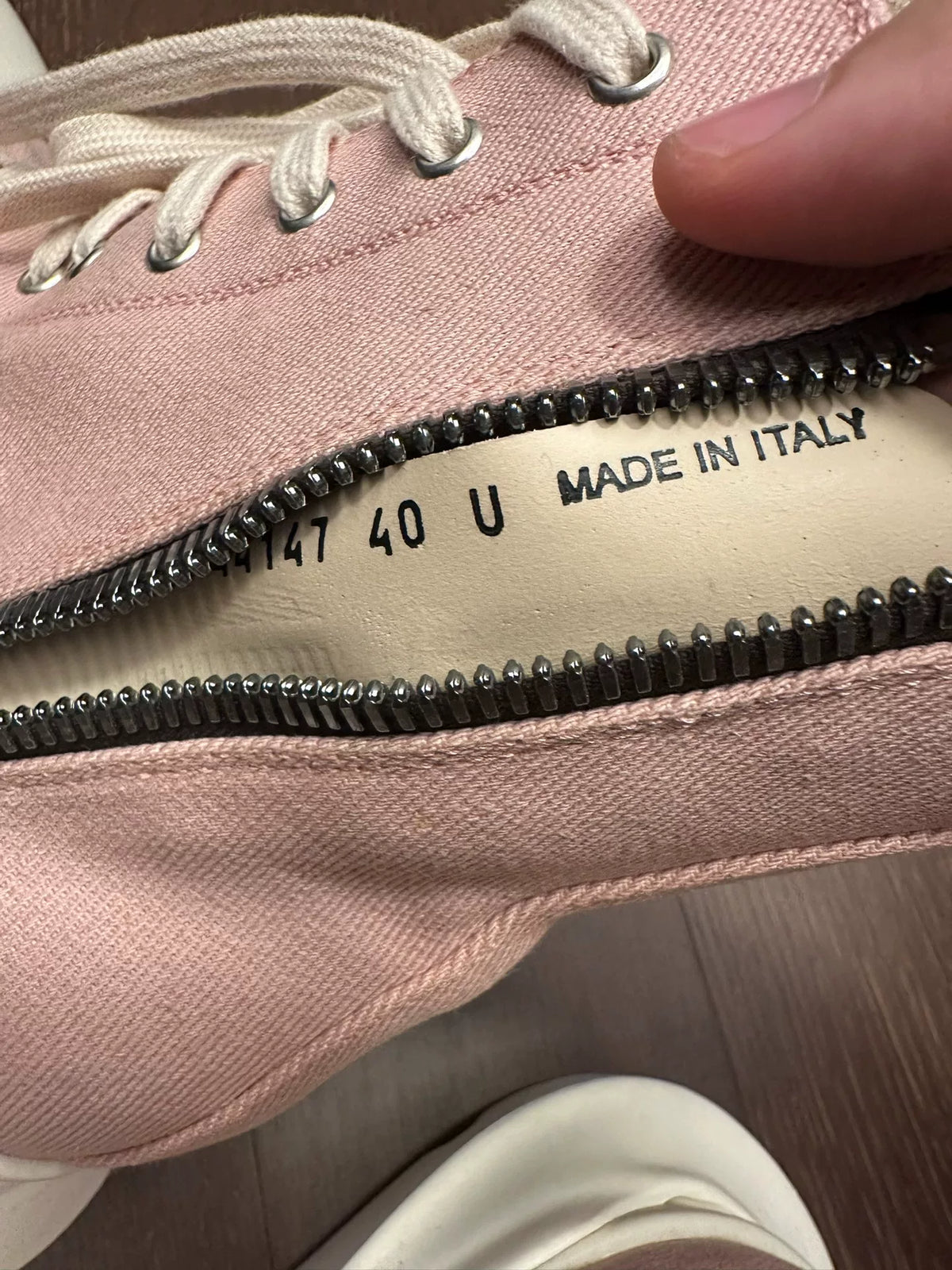 Rick Owens Cherry Blossom Pink Tank Sole Large Converse Sneakers