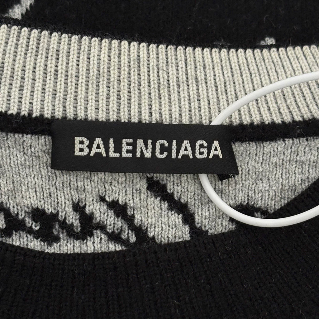 Balenciaga Handwritten Danmaku Logo Knit Sweater