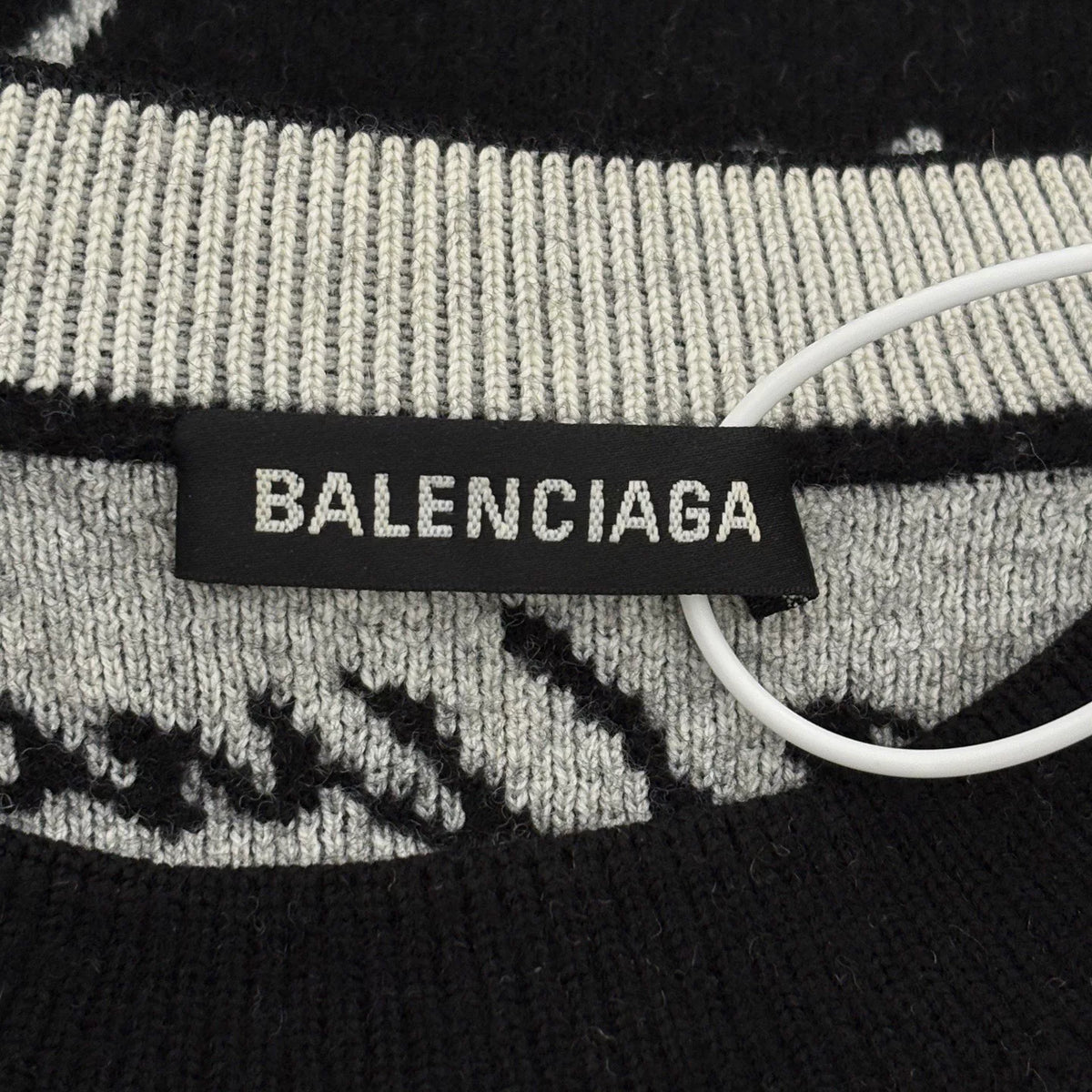 Balenciaga Handwritten Danmaku Logo Knit Sweater
