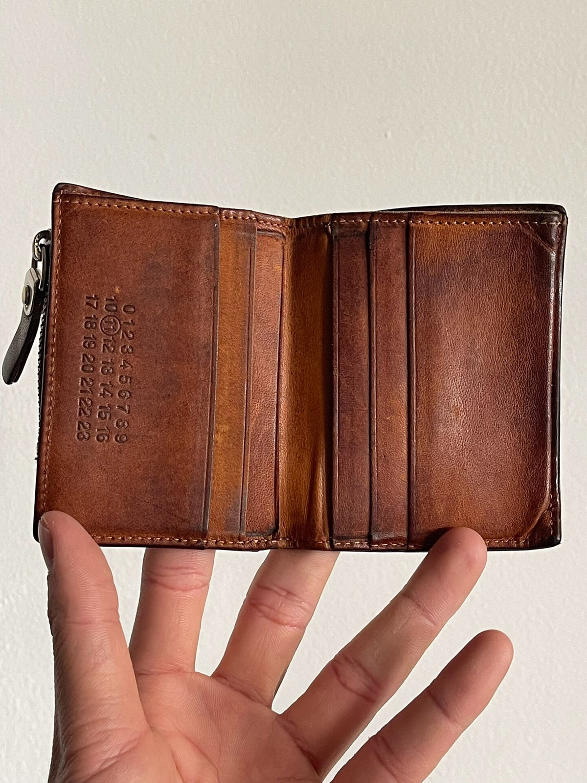 Maison Martin Margiela Tri-Fold Leather Wallet