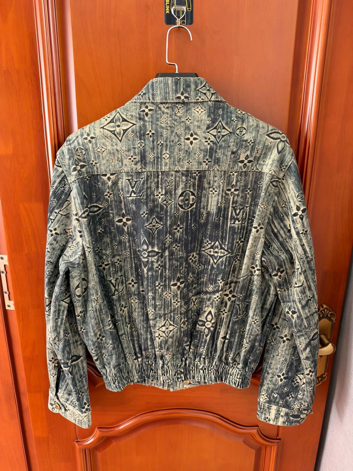 Louis Vuitton Rendered All-Over Monogram Denim Jacket