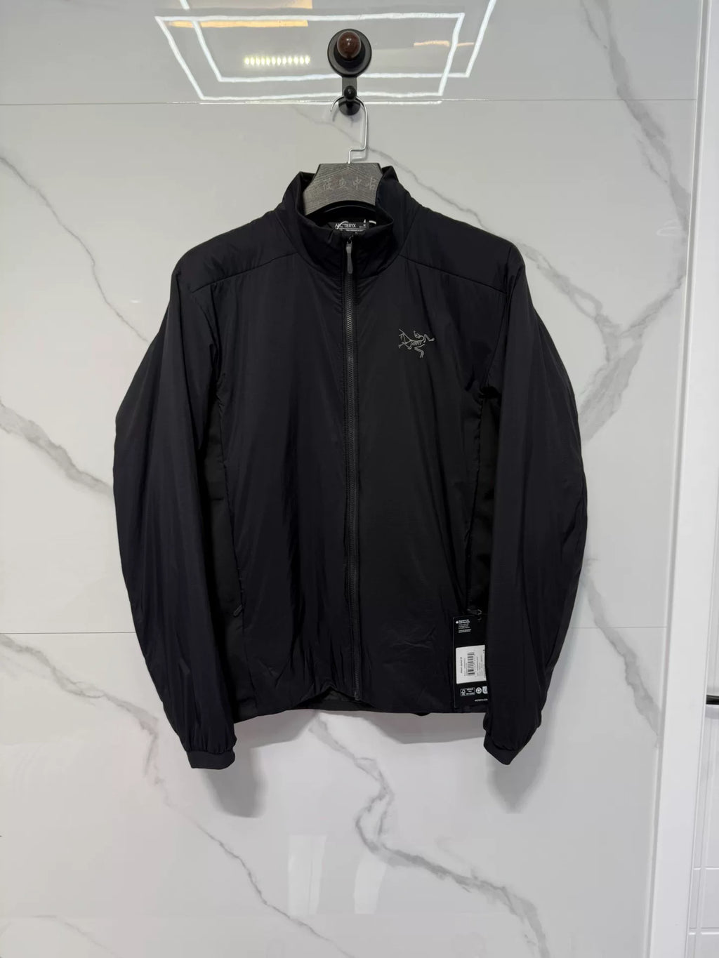 Arc'teryx Black Stand-Collar Cotton Jacket