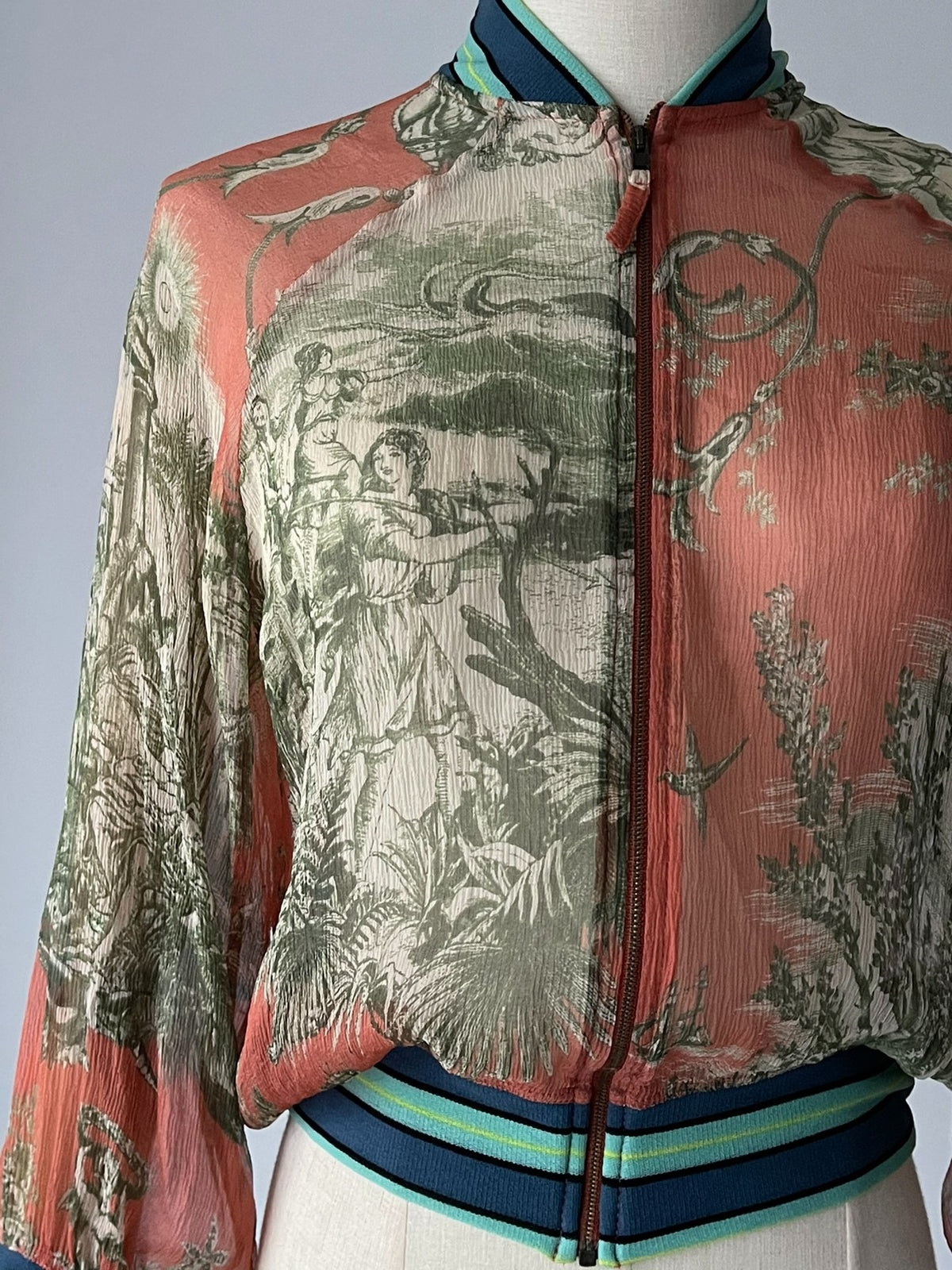 Jean Paul Gaultier Silk Bomber