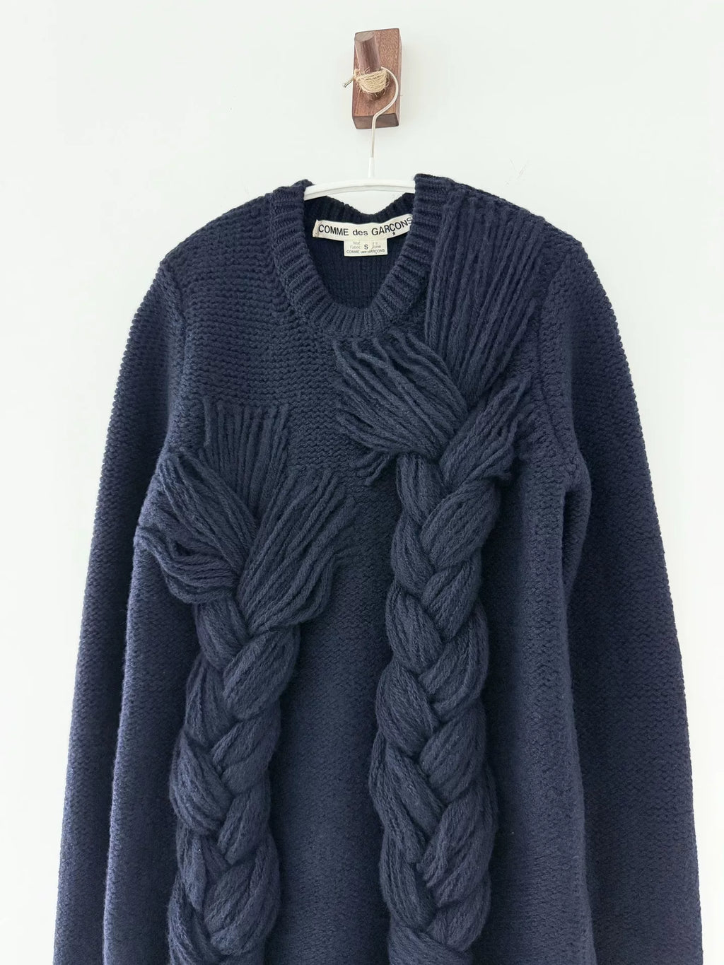 Comme Des Garcons 14AW Braided Knit Sweater - Devines