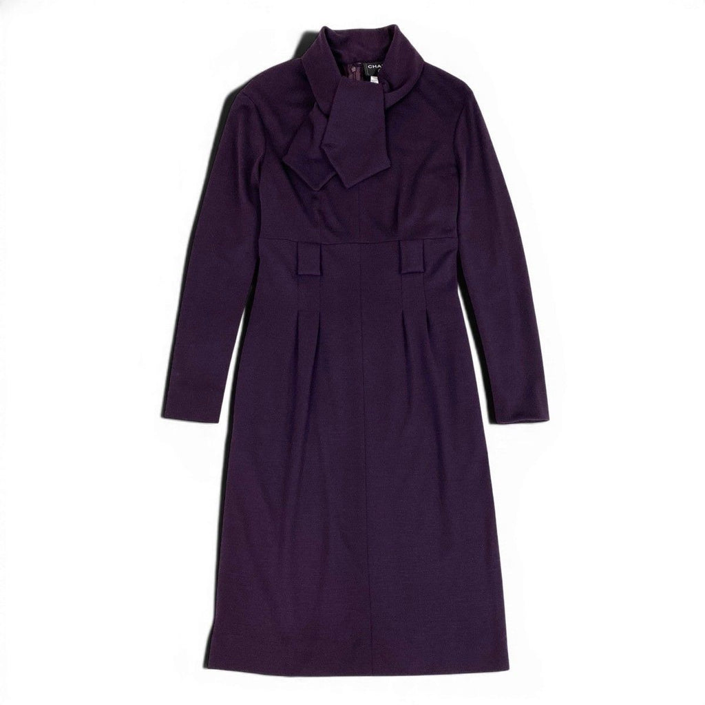 Chanel AW07 Bow Wool Dress