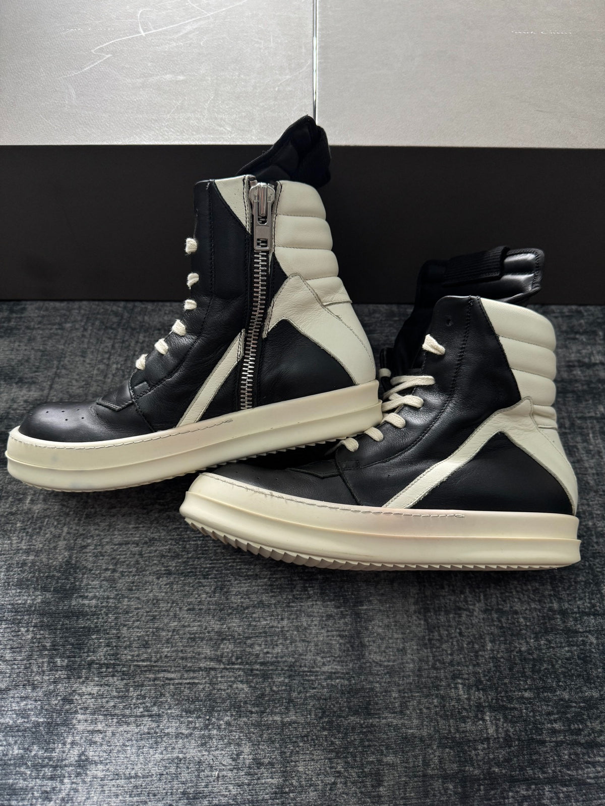 Rick Owens Inverted-Triangle Sneakers