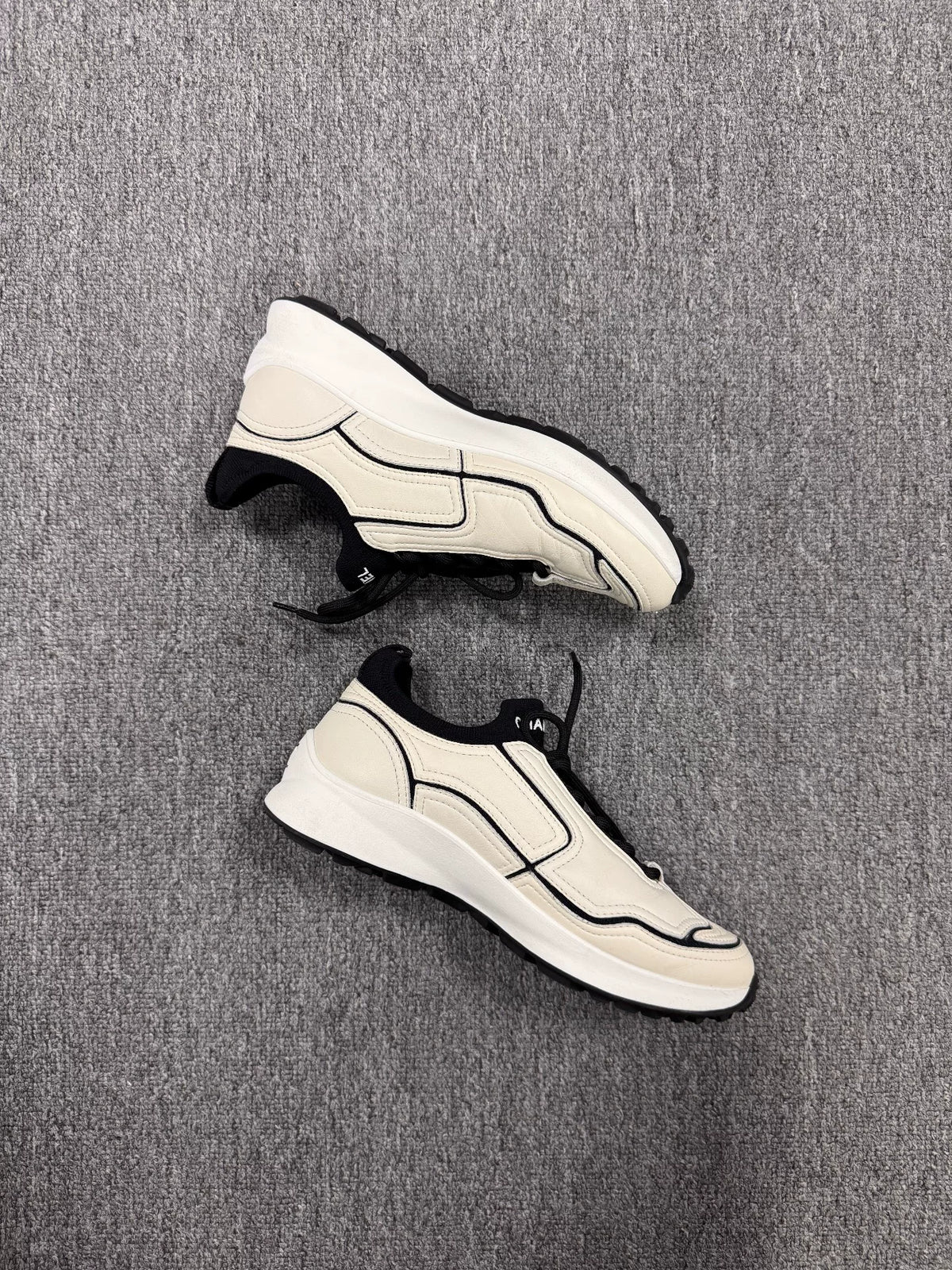 Chanel Black & White Sneakers
