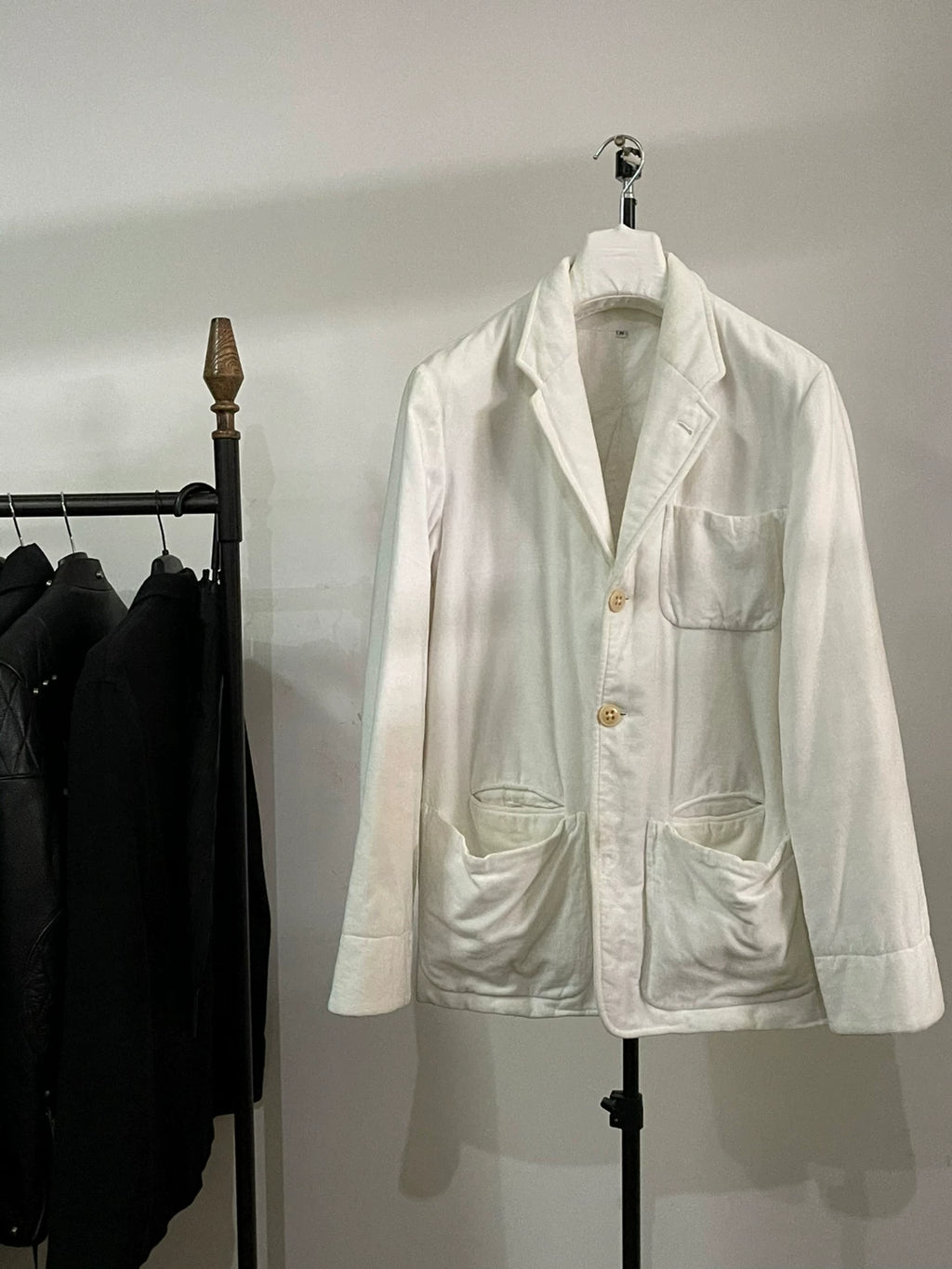 Ann Demeulemeester FW05 Pocket Velvet Blazer