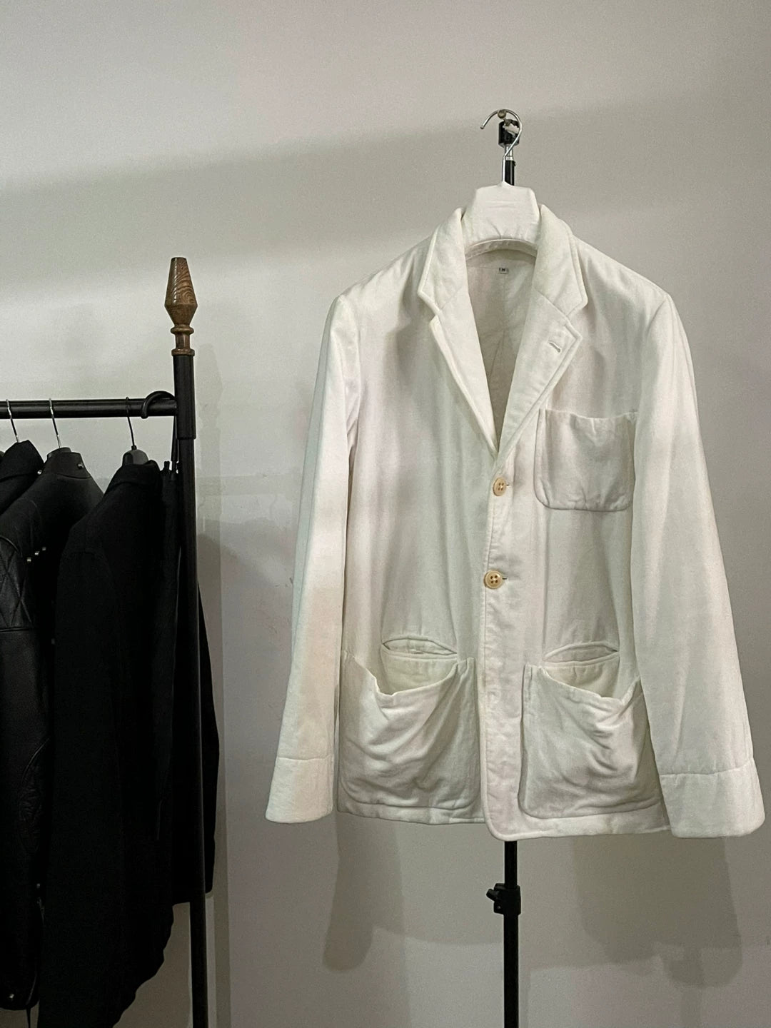 Ann Demeulemeester FW05 Pocket Velvet Blazer