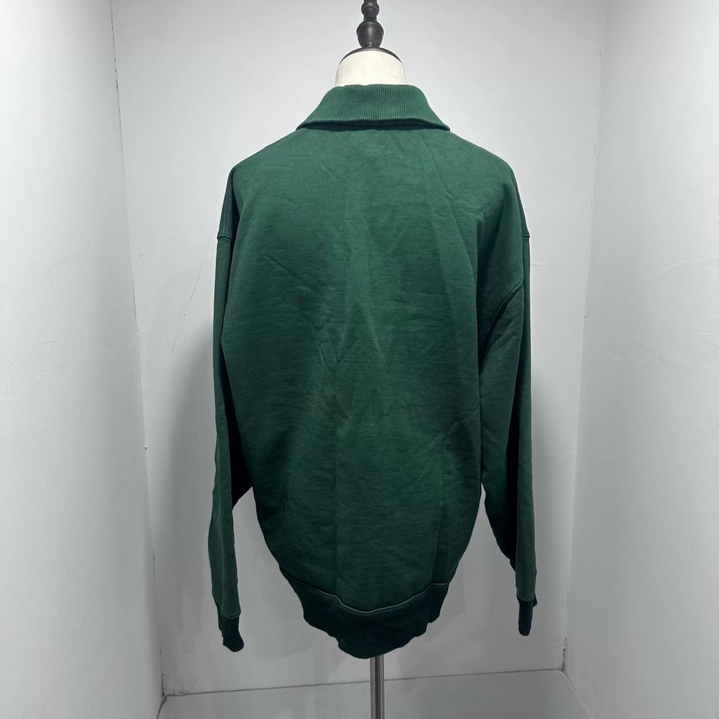 Miu Miu Logo Quarter Zip Sweater