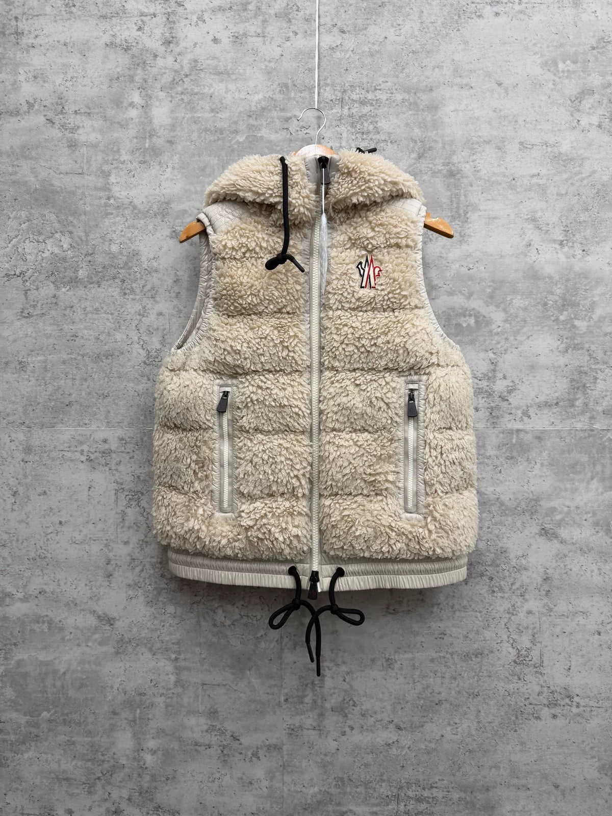 Moncler Teddy Plush Down Vest