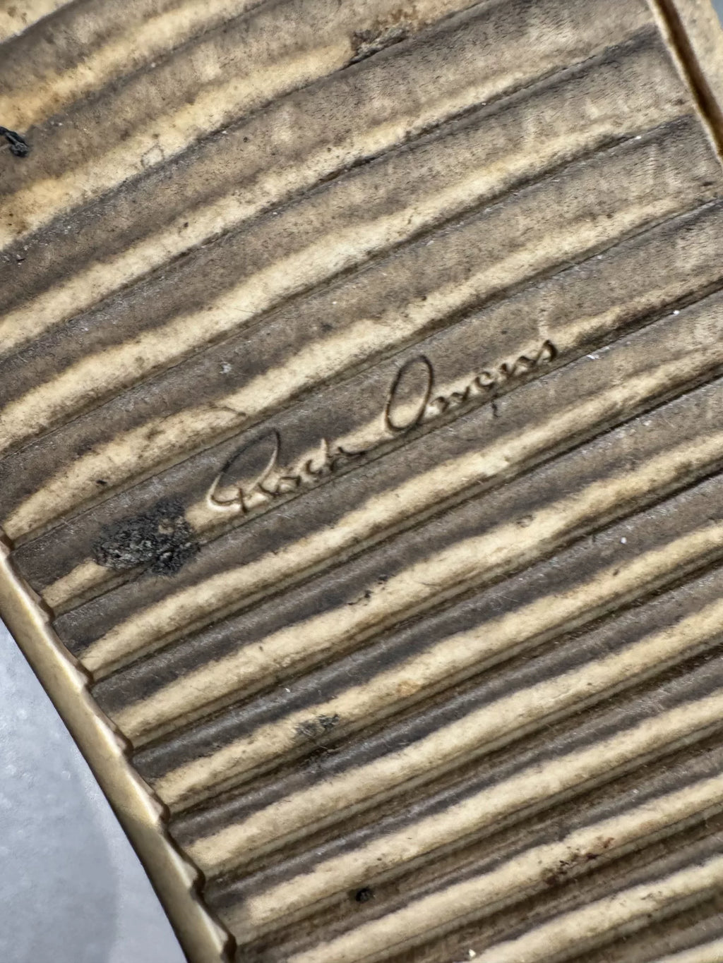 Rick Owens Cargo Basket Leather Boots