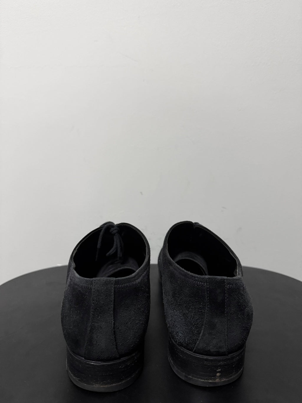 Prada Suede Stitch Derby Shoes
