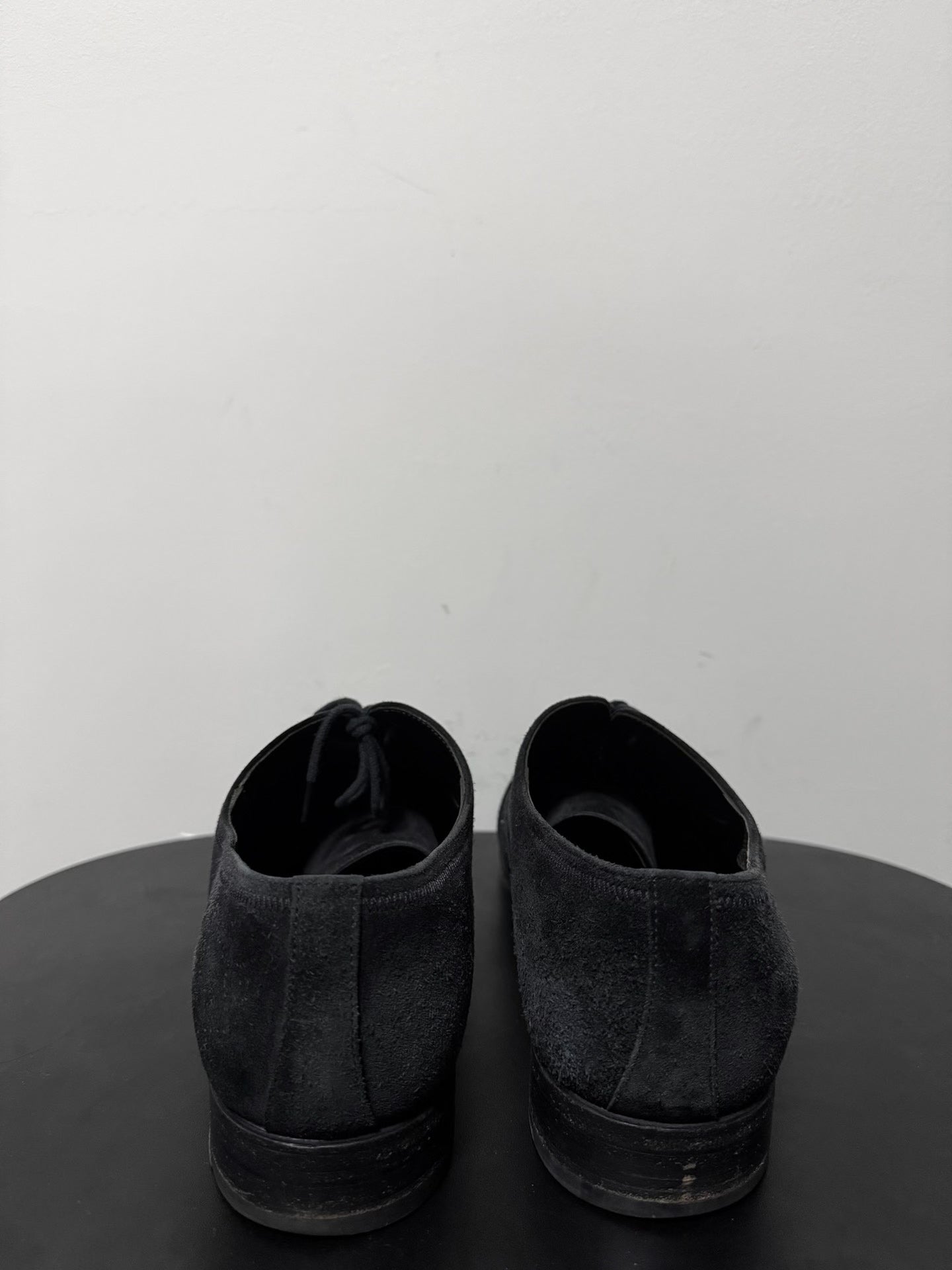 Prada Suede Stitch Derby Shoes