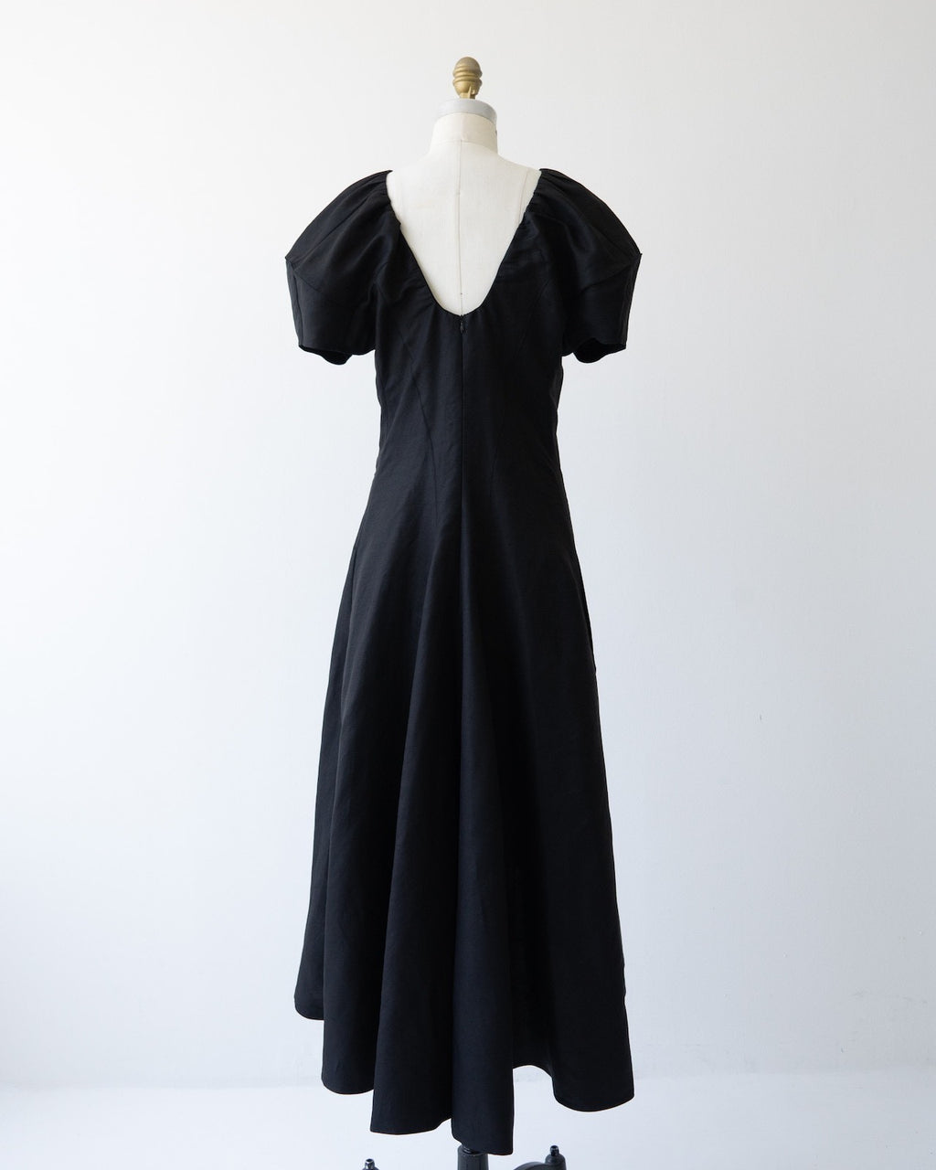 Celine Black Linen Dress