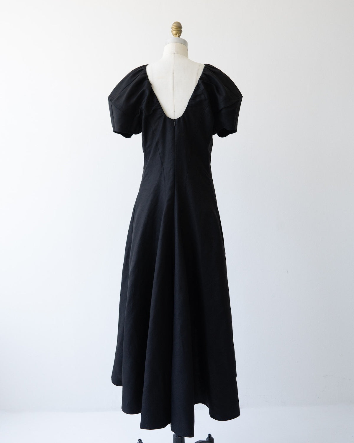 Celine Black Linen Dress