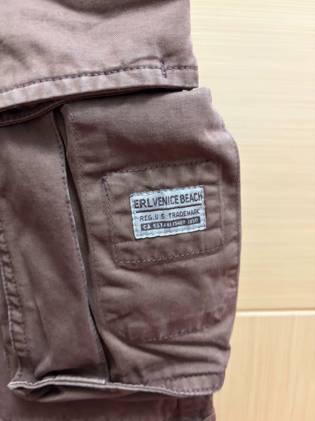 Erl Brown Detachable Cargo Pants