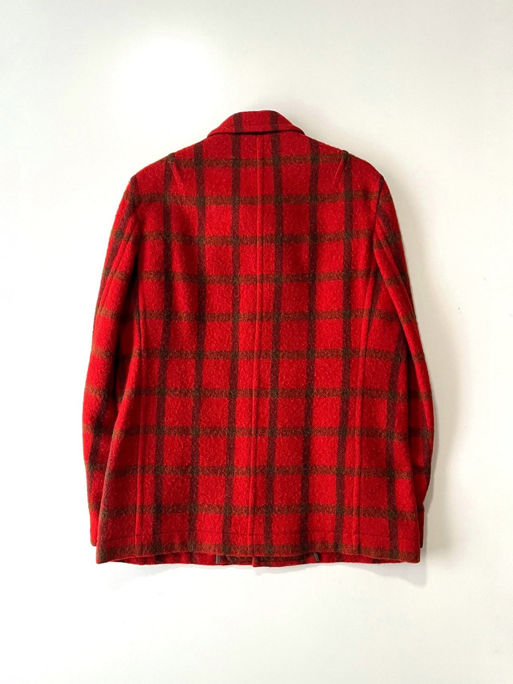 Dries Van Noten 1990s Check Wool Coat