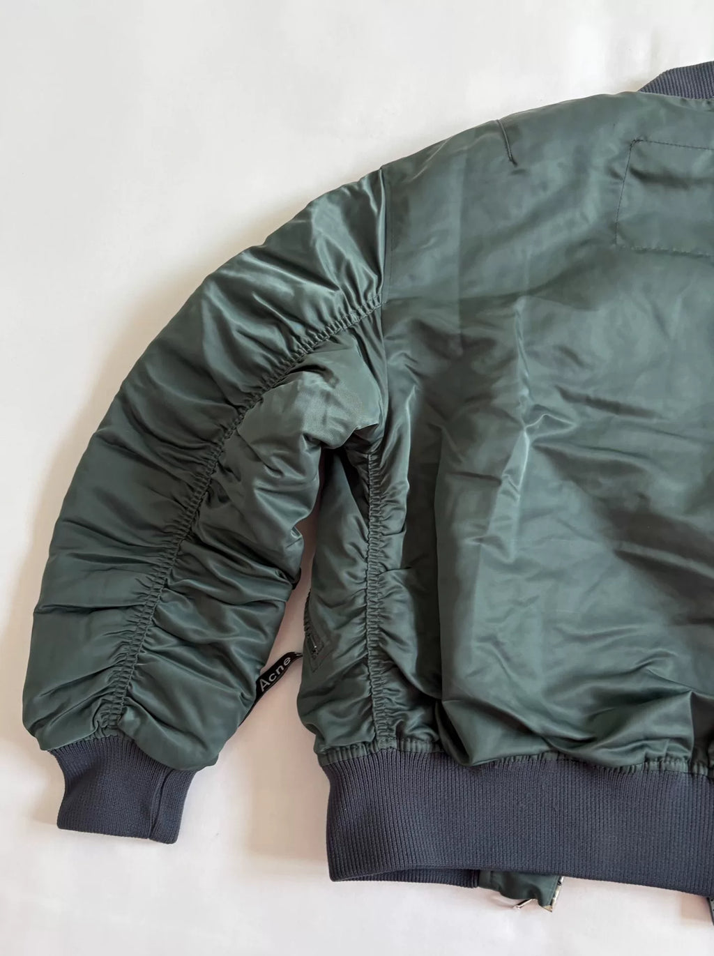 Acne Studios Bomber MA1 Pleated Jacket