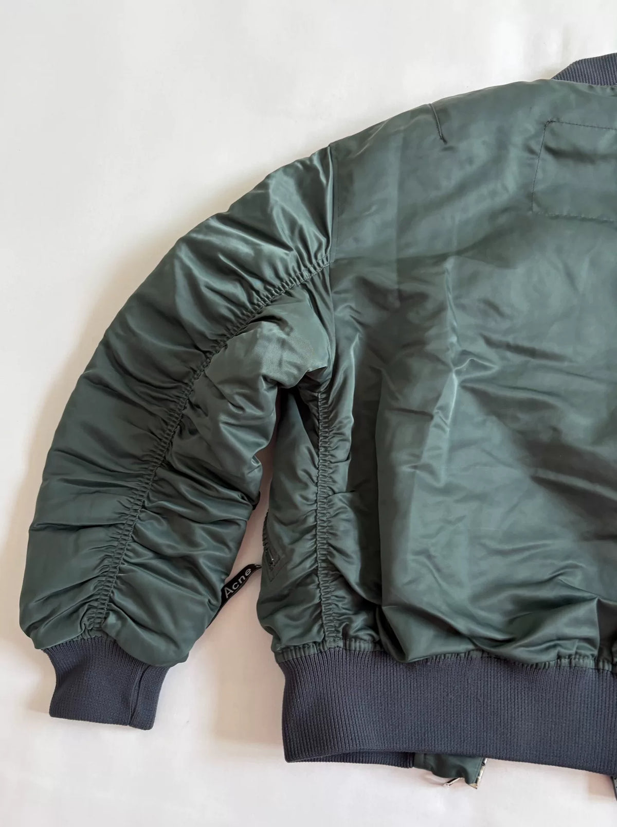 Acne Studios Bomber MA1 Pleated Jacket