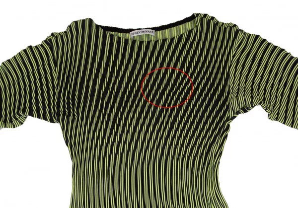 Issey Miyake Vintage Green Pleated Dress
