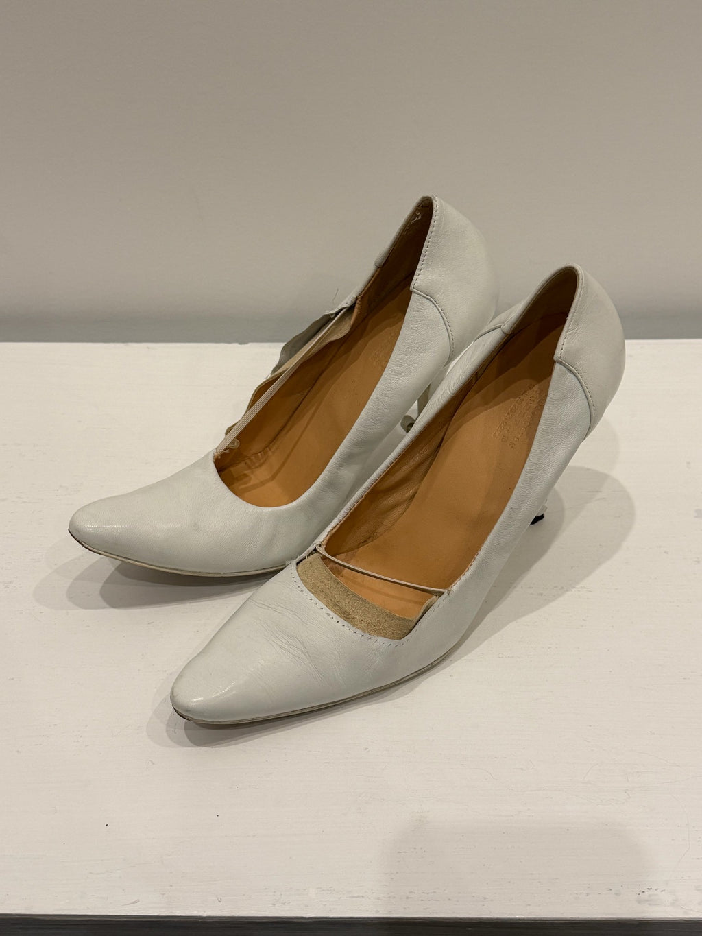 Maison Martin Margiela SS05 'Unfinished' Leather Heels
