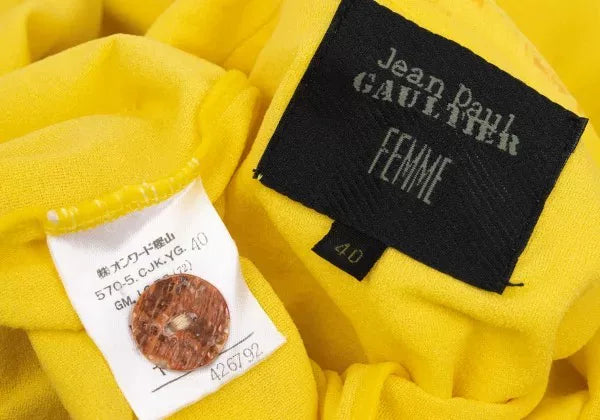 Jean Paul Gaultier Vintage Yellow Blazer