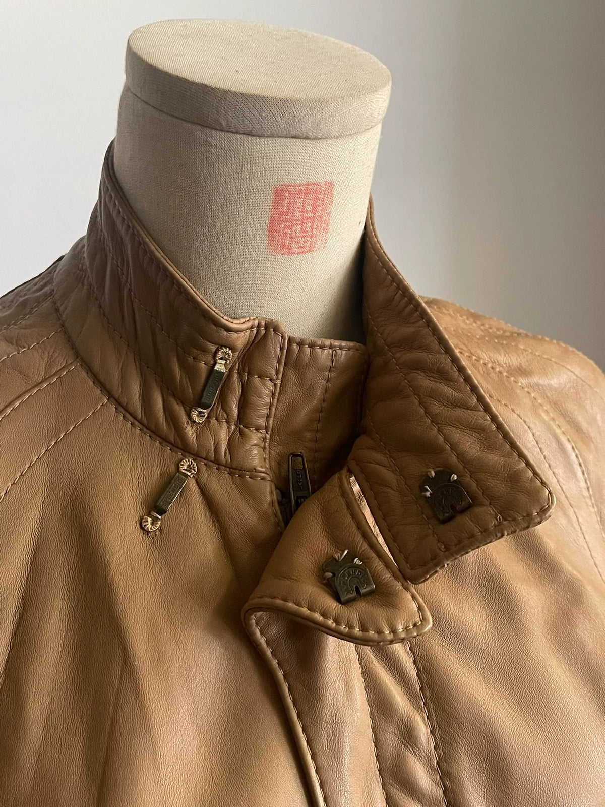 Dirk Bikkembergs FW01 Belted Leather Jacket